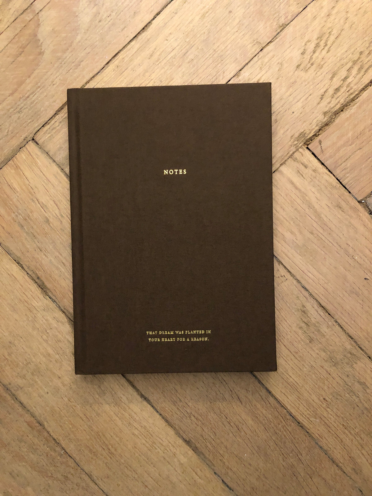 Notizbuch brown linen