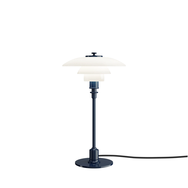 Louis Poulsen PH2/1 Table Lamp - Glossy Deep Blue