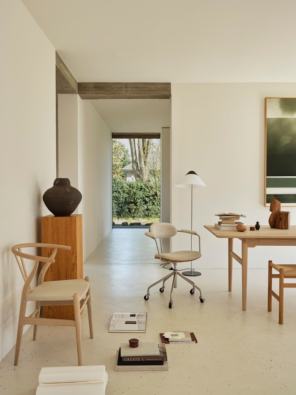 Carl Hansen & Søn CH24P Wishbone Chair – Eiche geseift / terra 20364 sand