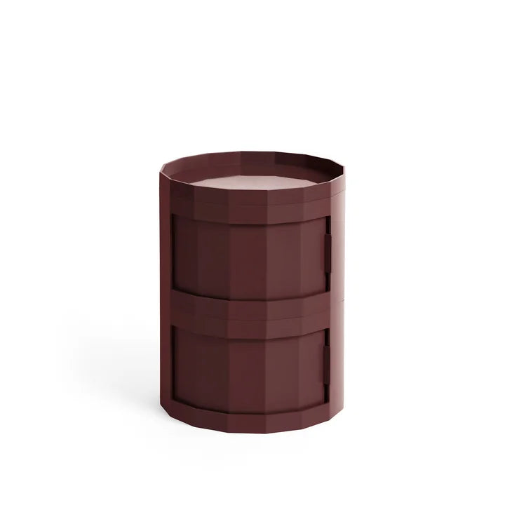 HAY Facet Cabinet 20 Burgundy