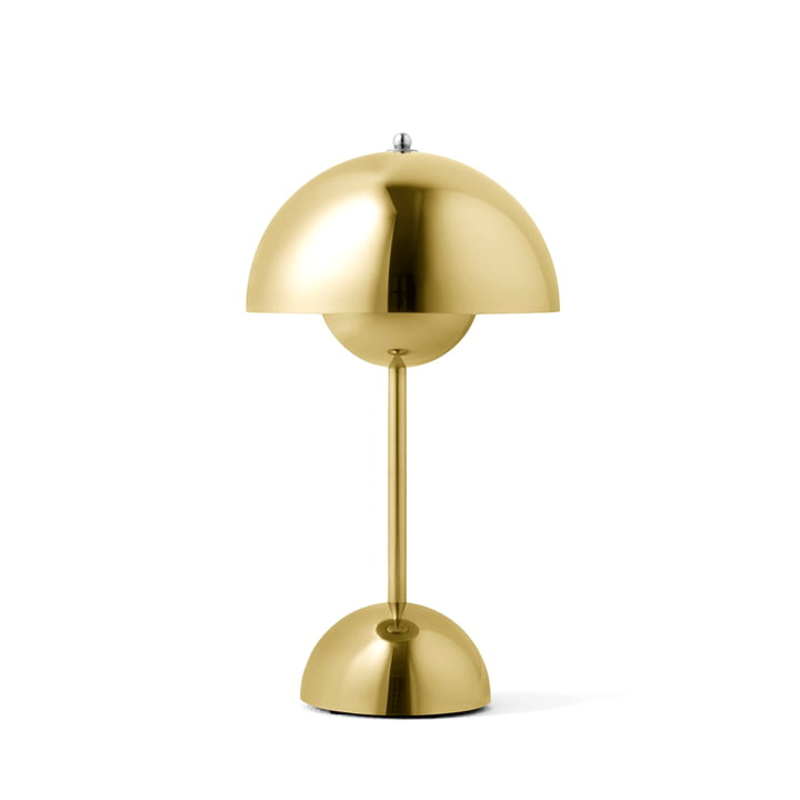 VP9 Brass Plated - &Tradition - Flowerpot Akku Tischleuchte