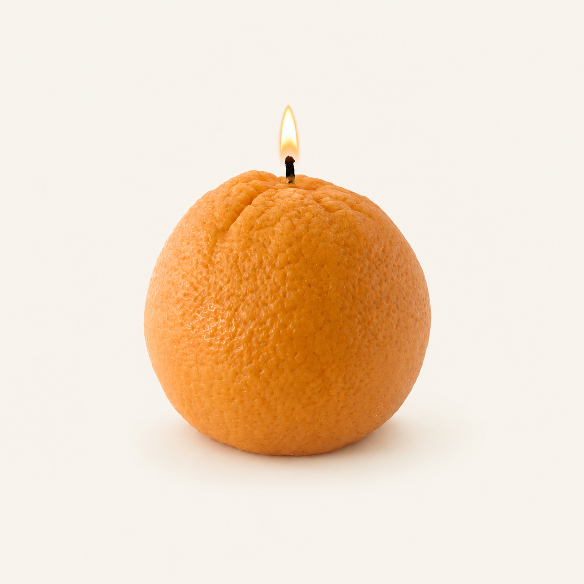 Große Duftkerze in Navel-Orangenform: Orangen / Blutzirange / Einzelne Orange