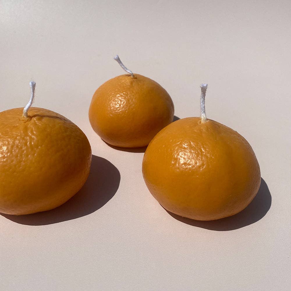 Mandarinen-Kerze aus der Farmers Market Kollektion: Orangen / Blutzirange / Einzelne Mandarine