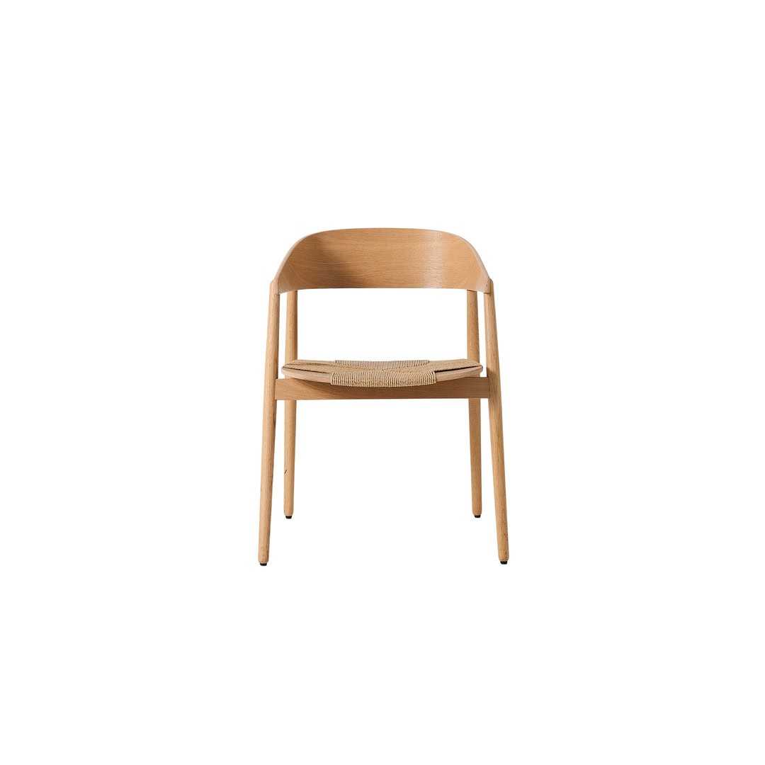 Esstischstuhl von Andersen Furniture AC2 Chair / Wooden Seat Eiche matt lackiert paper braid