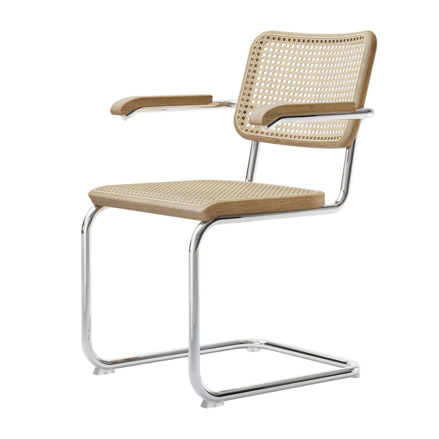 Thonet, S 64 V, Chrom, Eiche natur