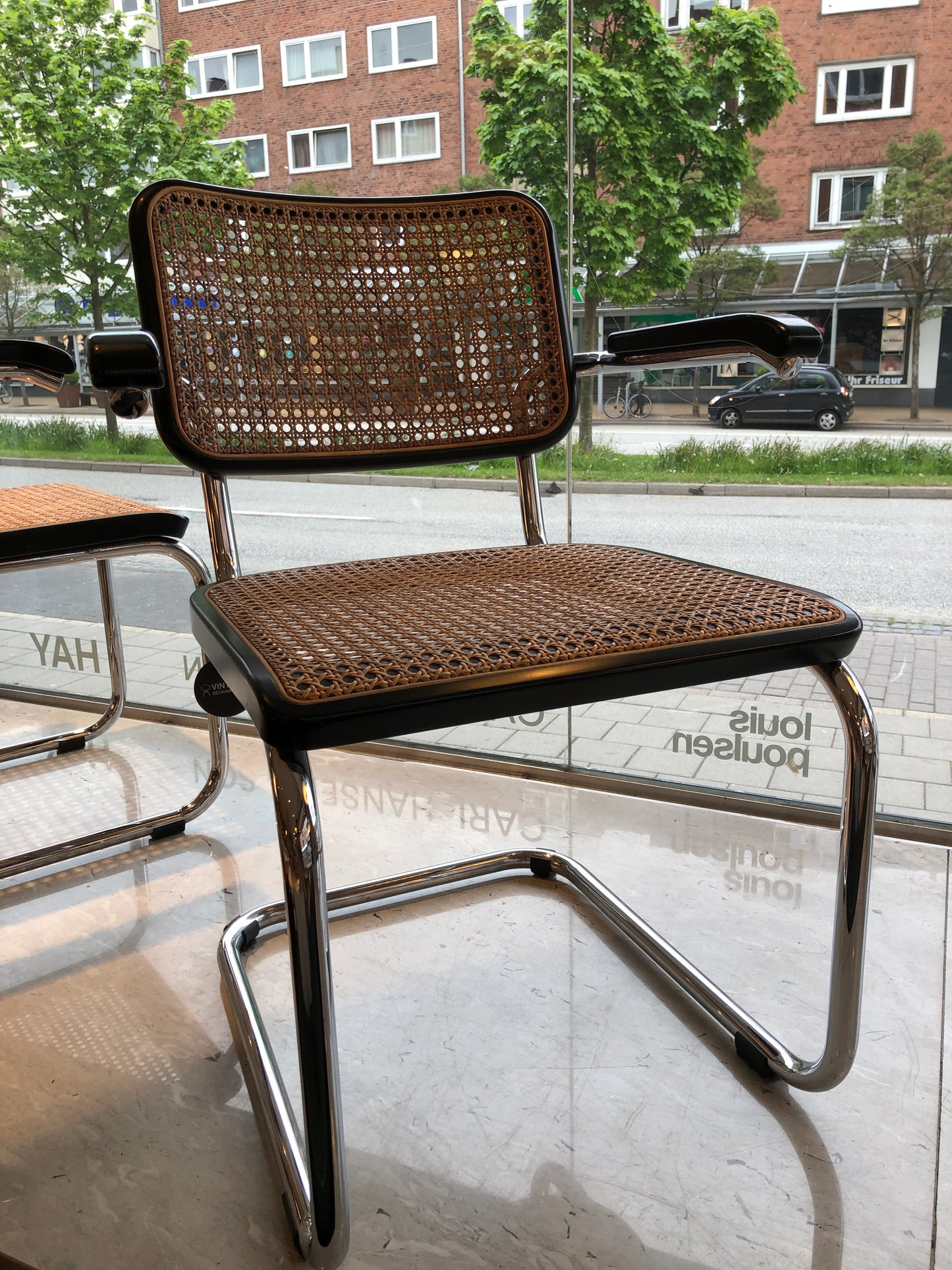 Thonet S64 Chrom + Schwarz