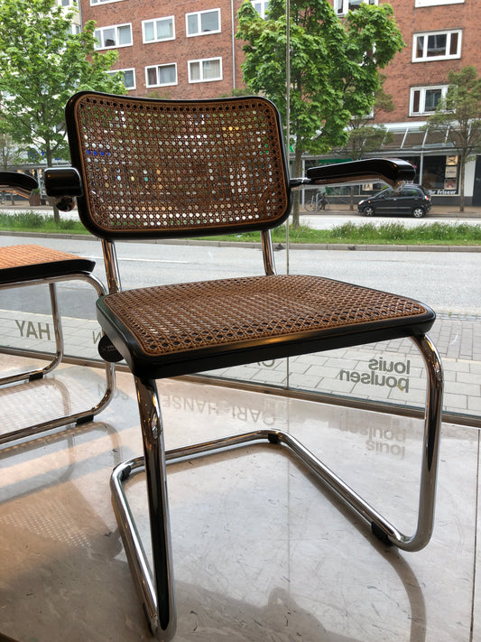 Thonet S64 Chrom + Schwarz