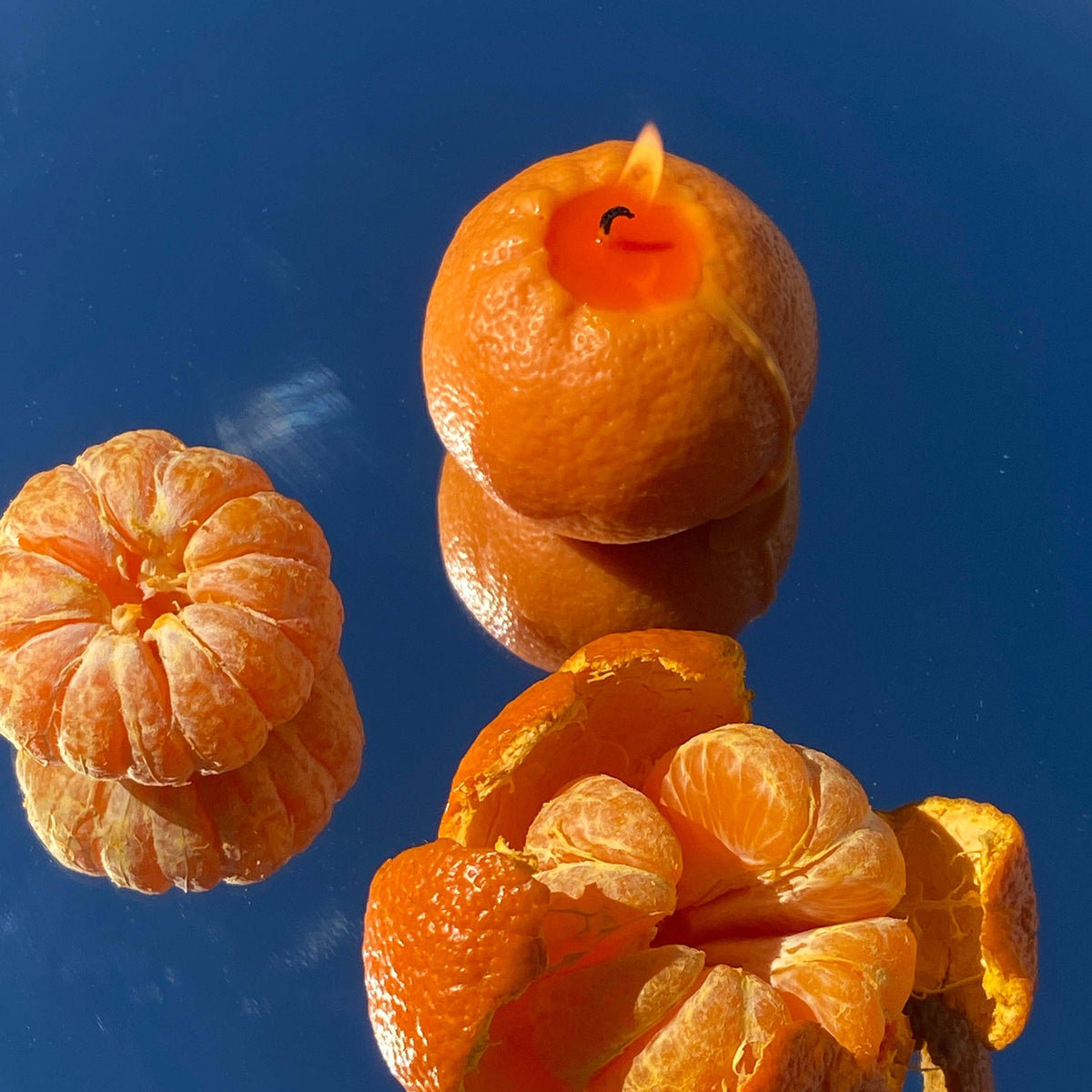 Mandarinen-Kerze aus der Farmers Market Kollektion: Orangen / Blutzirange / Einzelne Mandarine
