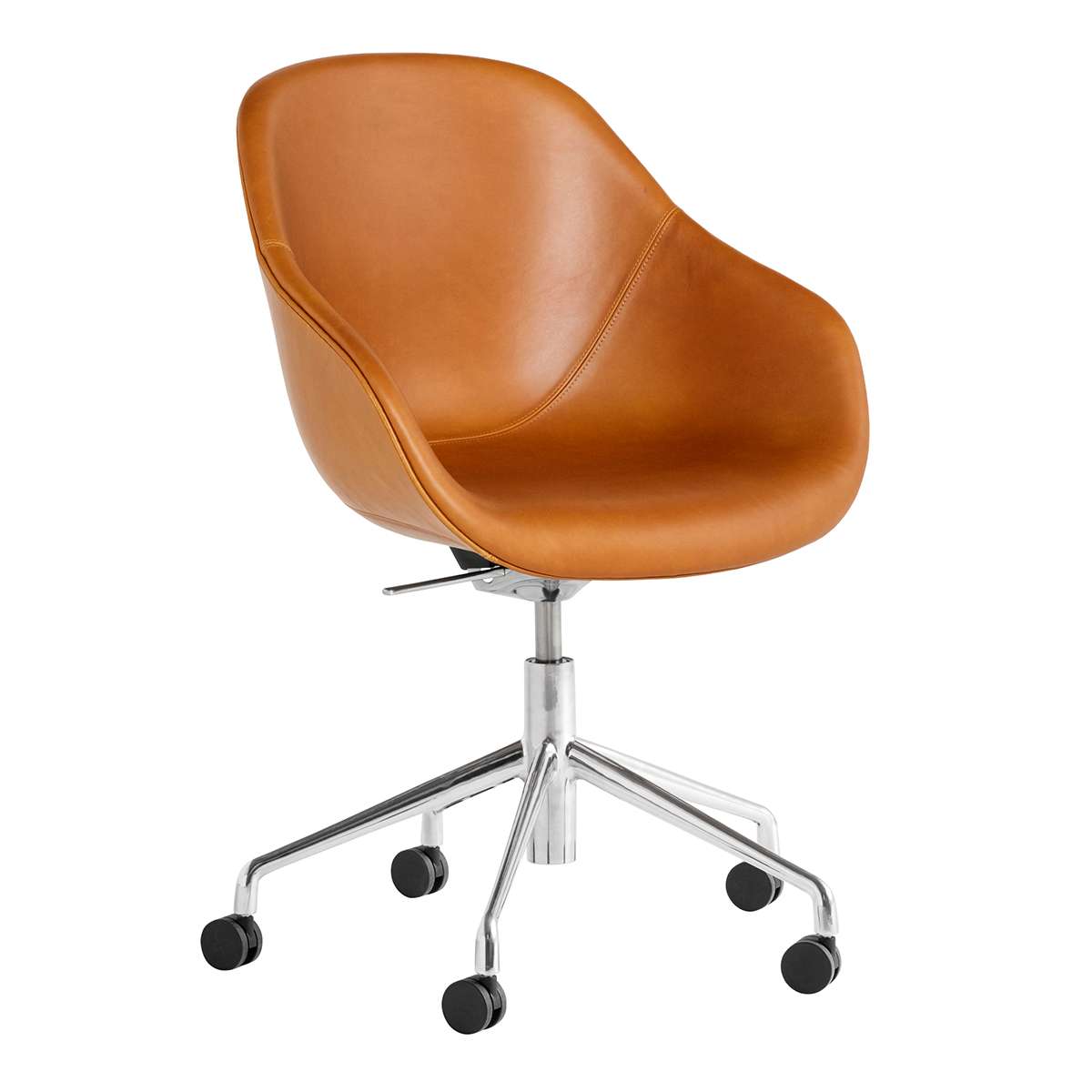 HAY AAC 253 Chair, Sense Leder Cognac