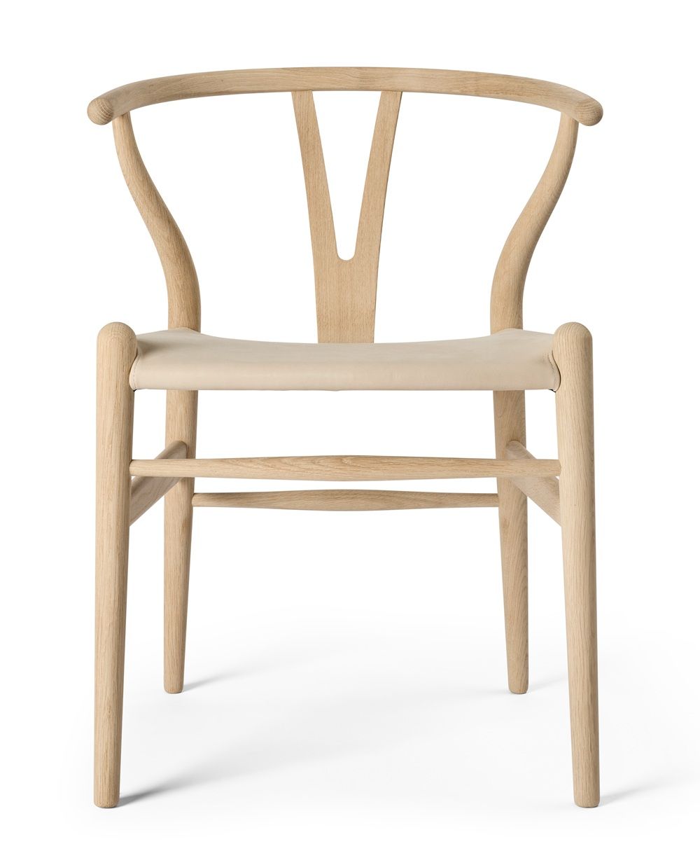 Carl Hansen & Søn CH24P Wishbone Chair – Eiche geseift / terra 20364 sand