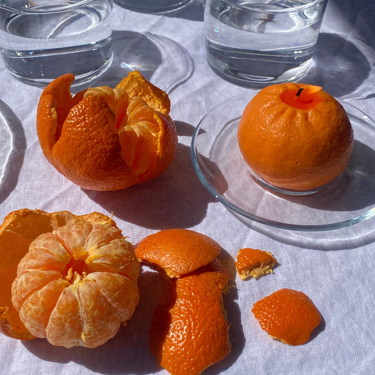 Mandarinen-Kerze aus der Farmers Market Kollektion: Orangen / Blutzirange / Einzelne Mandarine