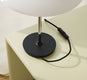 Louis Poulsen PH80 Tischleuchte mit Kabel - Opal white/high lustre chrome plated