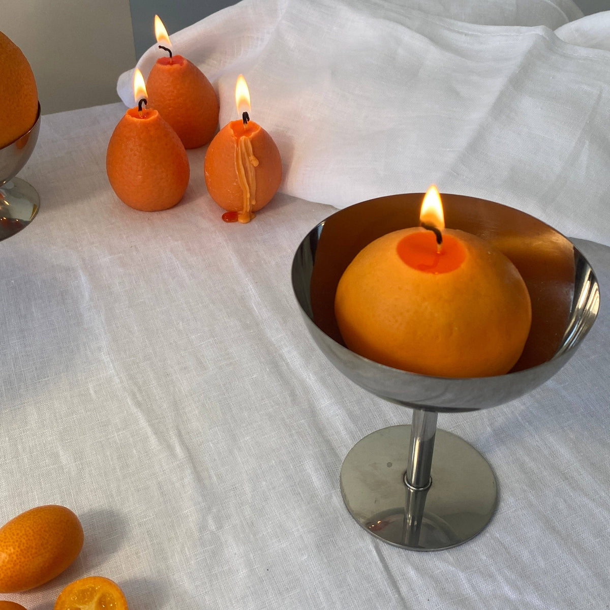 Mandarinen-Kerze aus der Farmers Market Kollektion: Orangen / Blutzirange / Einzelne Mandarine