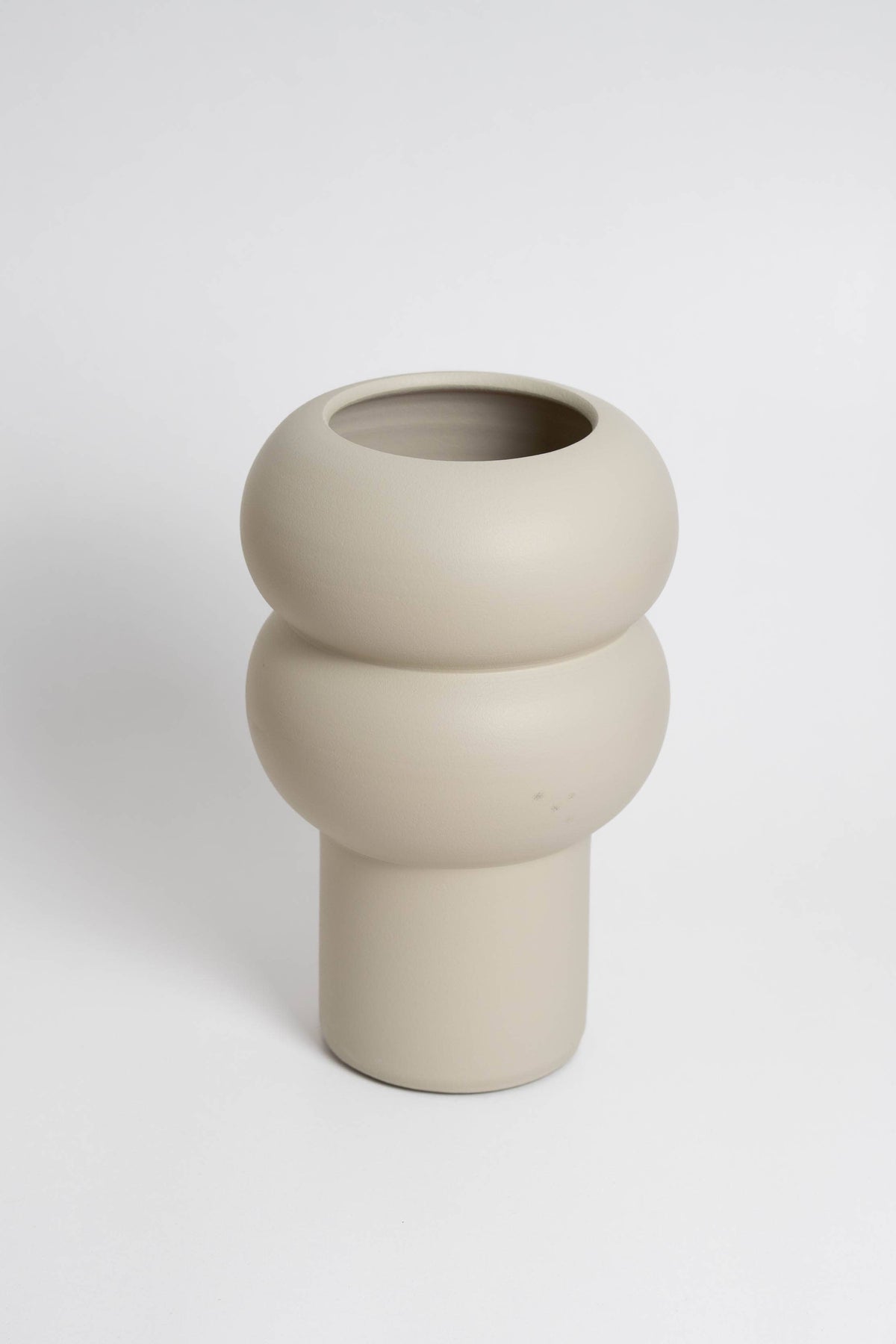 Ripple-Vase - Off-White - handgefertigt - Bestseller