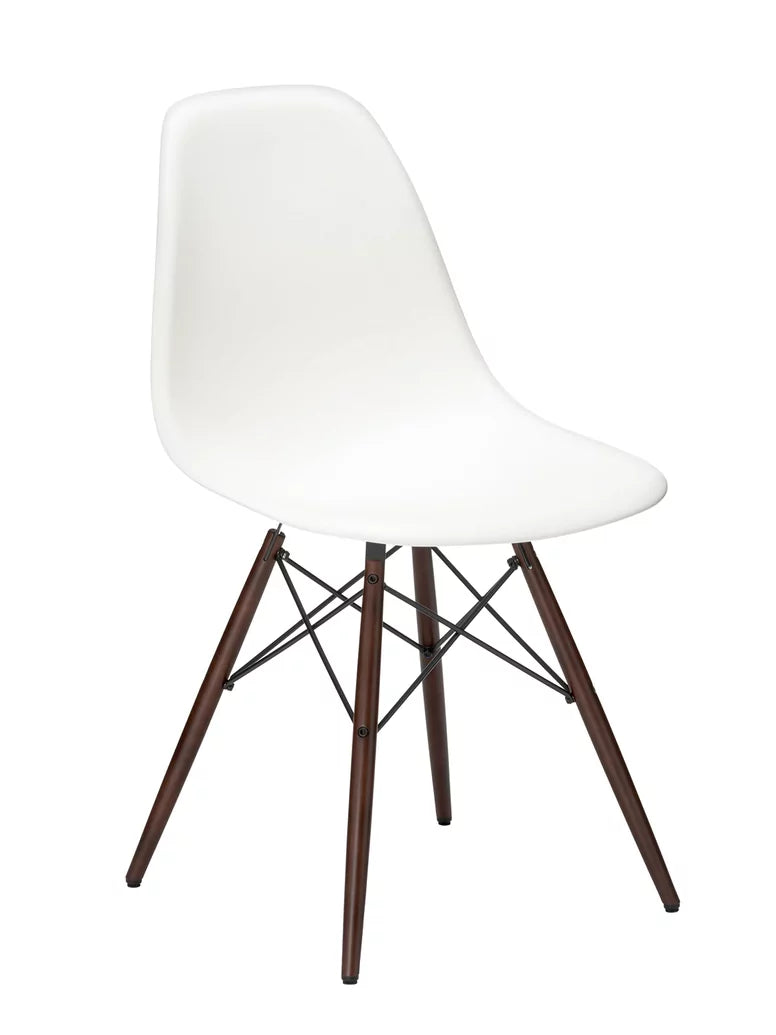 VITRA Eames Plastic Side Chair - weiß, II Hand