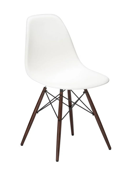 VITRA Eames Plastic Side Chair - weiß, II Hand