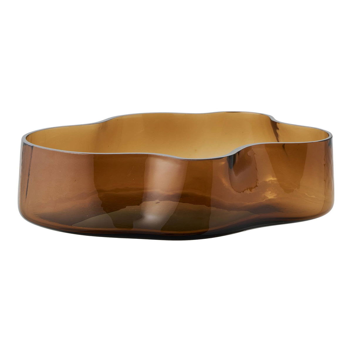 Tablett - Rauchbraun: Geräuchertes Braun / Glass