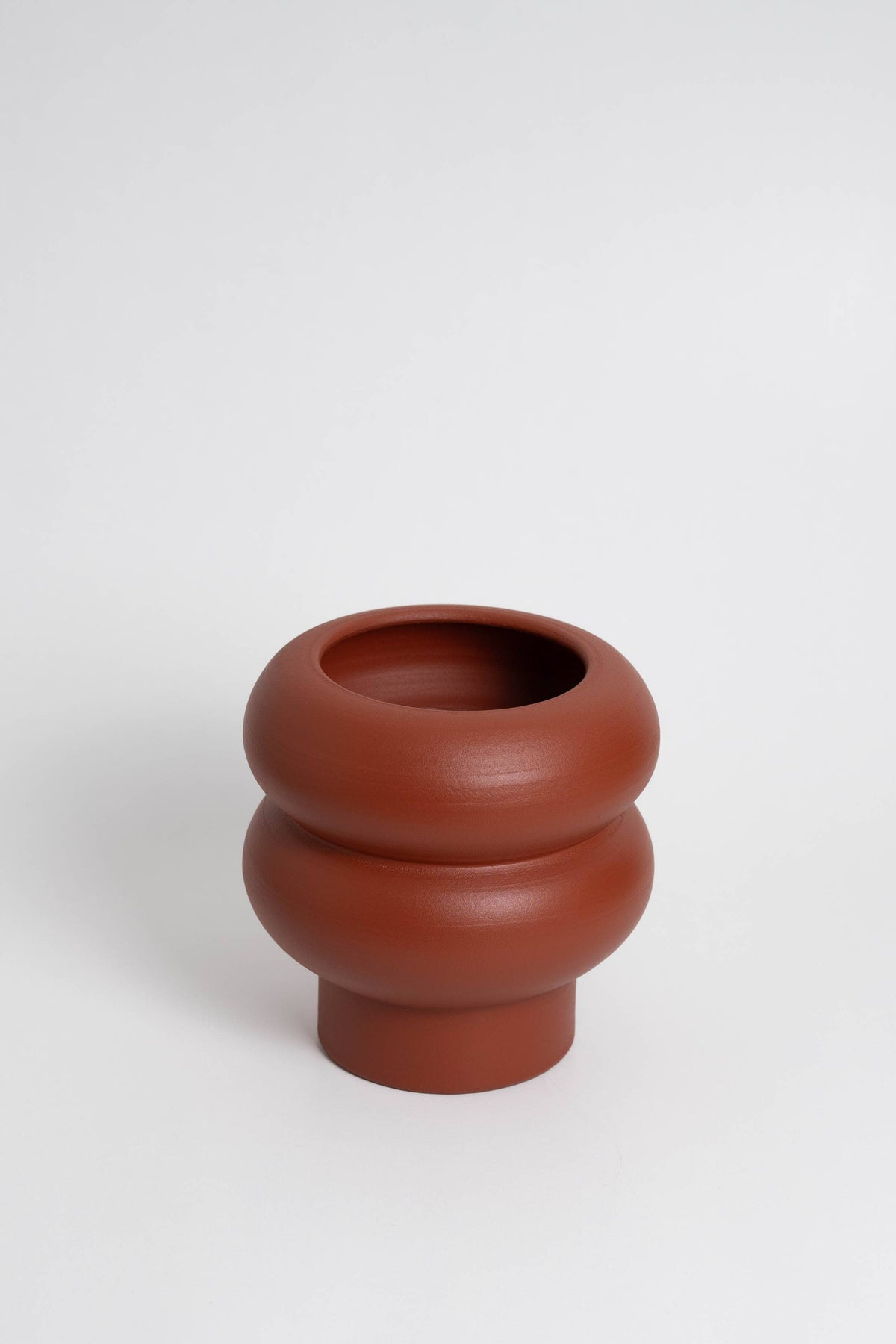 Ripple-Vase klein – Terrakotta – Perfekt für Blumen | Herbst