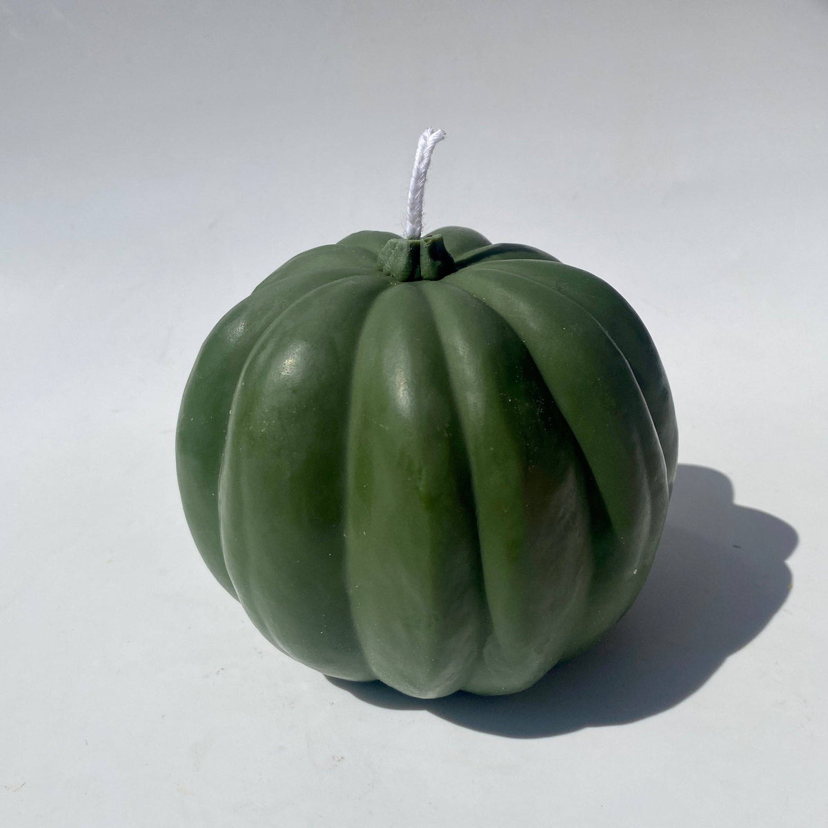 Kürbiskerze - Grün: Green / Pumpkin Pie