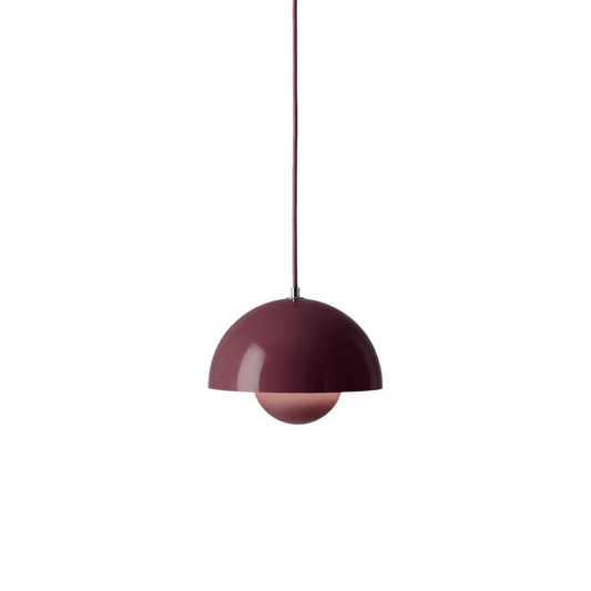&Tradition Flowerpot VP1 Pendelleuchte Dark Plum- 23cm