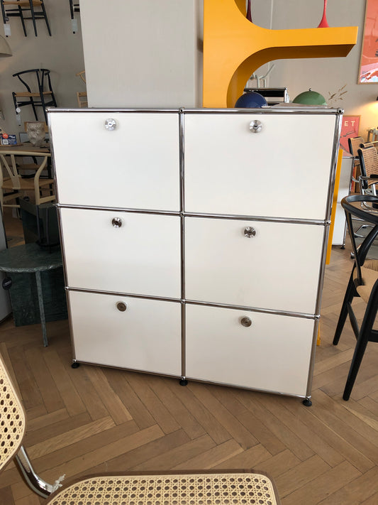 USM Haller Highboard 2x3 reinweiß