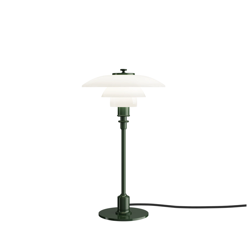 Louis Poulsen PH3/2 Table Lamp - Glossy Deep Green