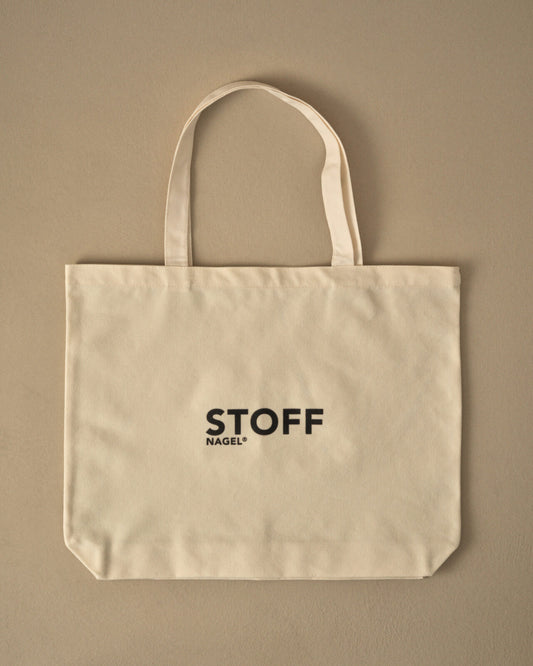 STOFF NAGEL TOTE BAG - off white