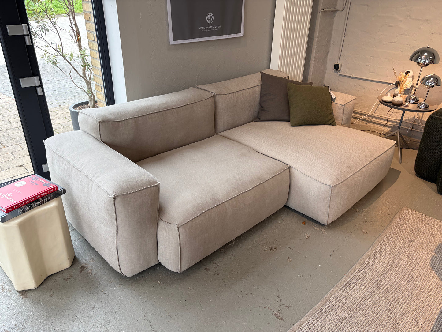 HAY Mags Soft Low Armrest Chaise Lounge Right Removable Cover Linara 441