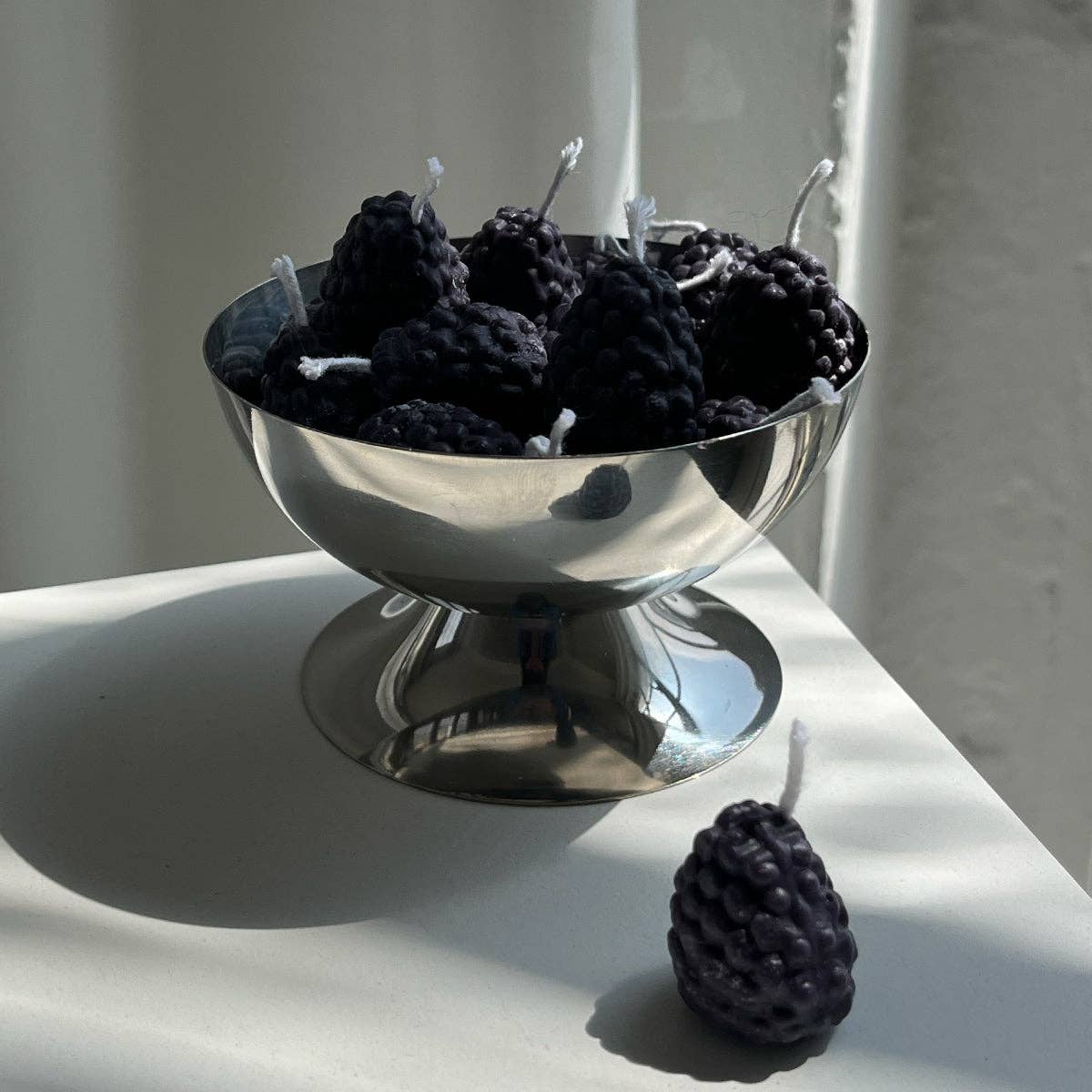 Scandles Brombeer-Kerzen – 10er Pack: Violett / Berry / 10 Packung