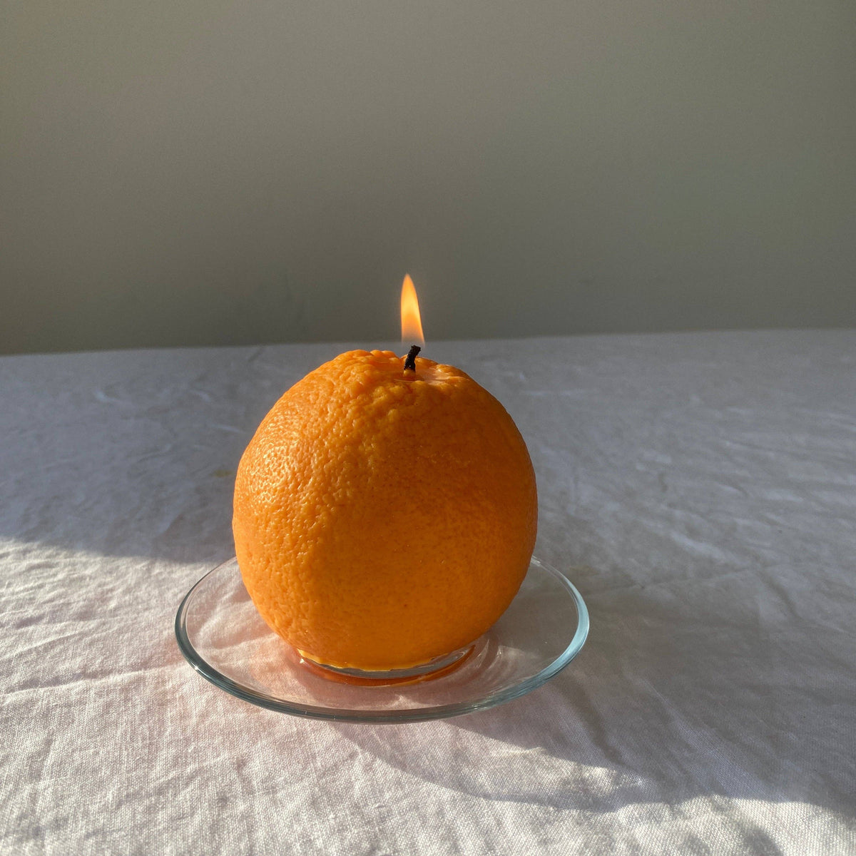 Große Duftkerze in Navel-Orangenform: Orangen / Blutzirange / Einzelne Orange