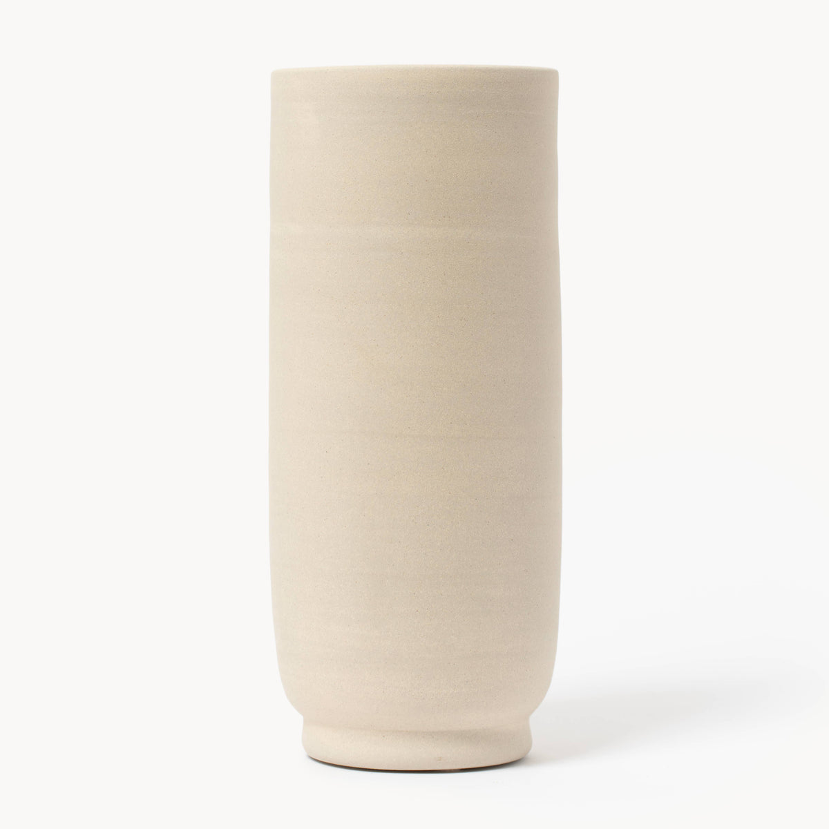 Sleek Elegante Vase aus Natursteinzeug – Perfekt für Blumen und Wohnkultur