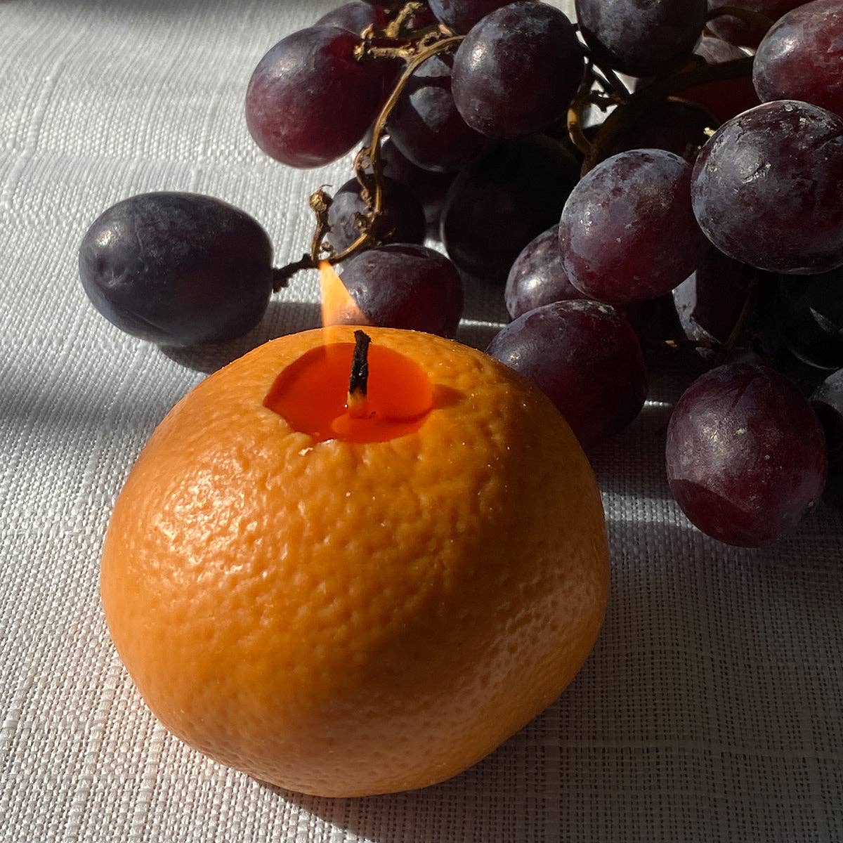 Mandarinen-Kerze aus der Farmers Market Kollektion: Orangen / Blutzirange / Einzelne Mandarine