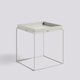 TRAY TABLE-MEDIUM L40 X W40 X H44-WARM GREY POWDER COATED STEEL
