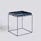 TRAY TABLE-MEDIUM L40 X W40 X H44-DEEP BLUE HIGH GLOSS POWDER COATED STEEL